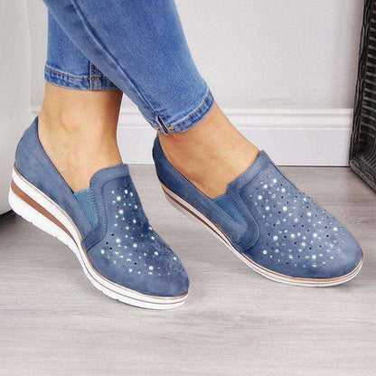 Slip On Sparkly Vulcanized Shoes