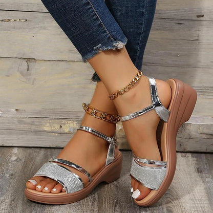 Women Summer Ankle Strap Platform Sandals