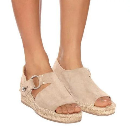 Espadrille à semelle compensée pour femmes