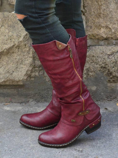 Bottes de soutien élégantes et détaillées