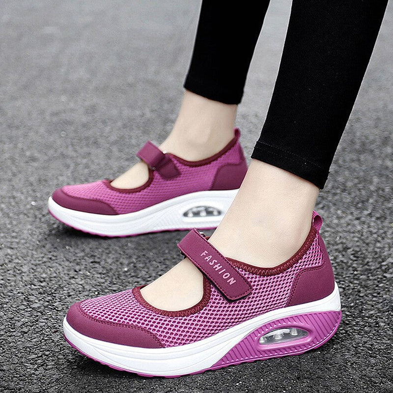 Running Mesh Walking Slip-On Tennis Gym Shoes