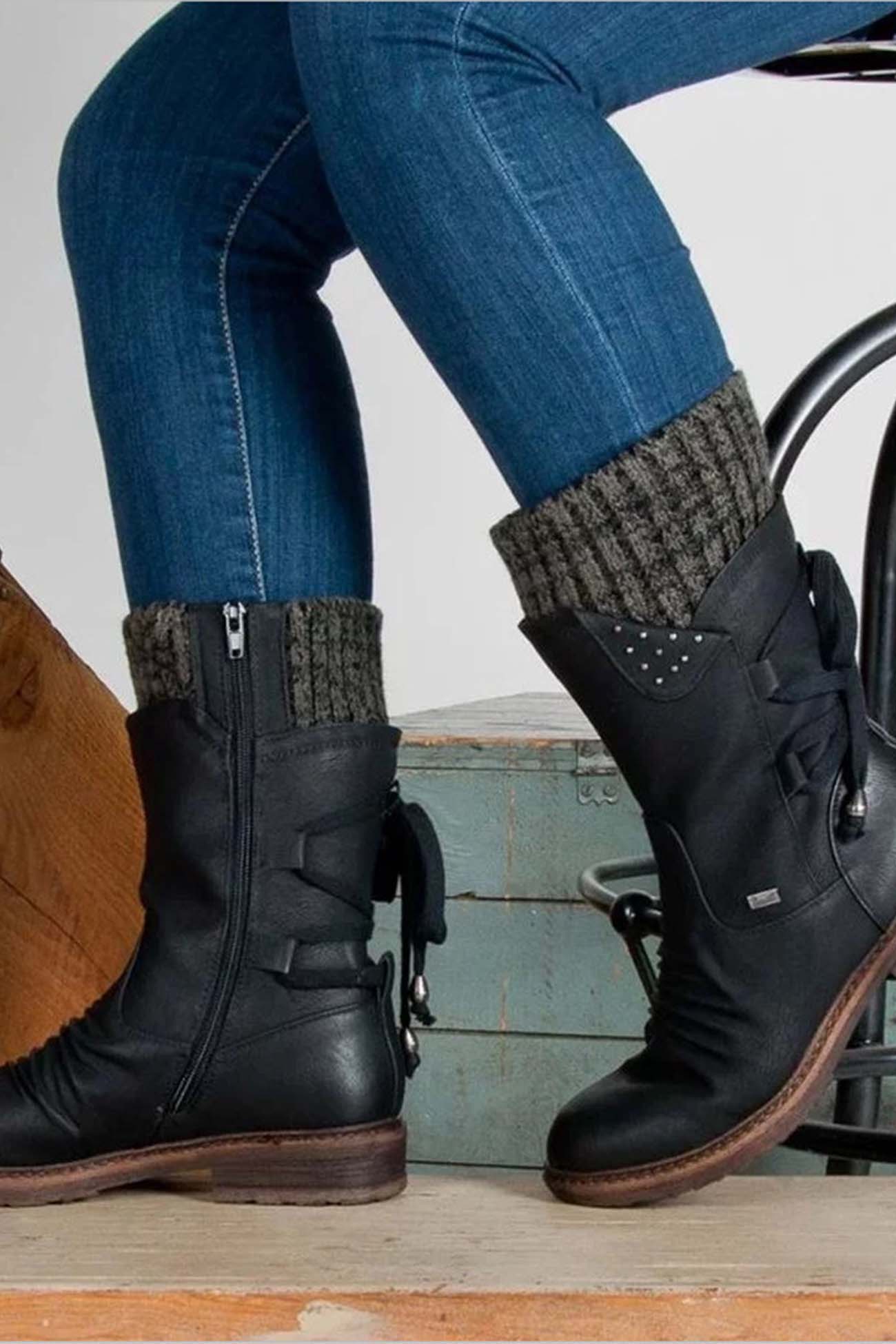 Bottes orthopédiques à la mode et de soutien