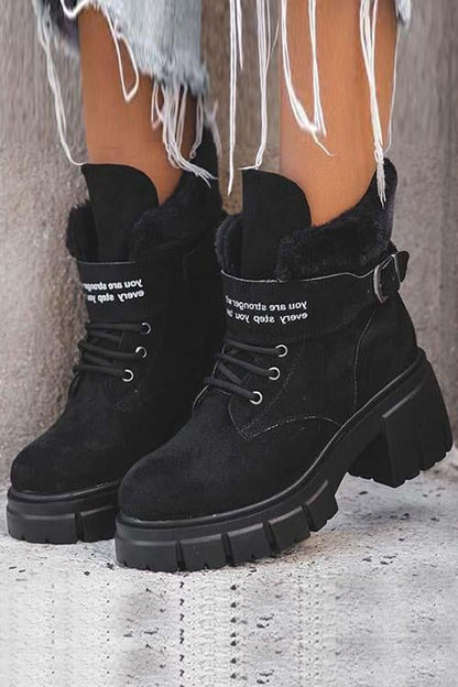 Bottes de combat tendance et confortables