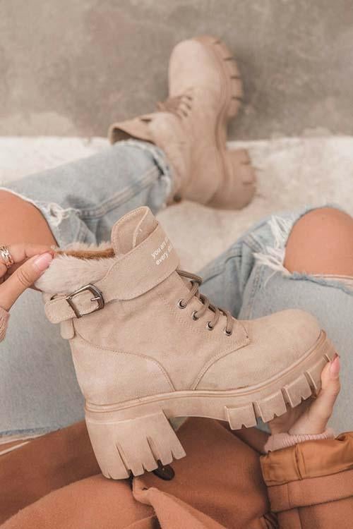 Bottes de combat tendance et confortables