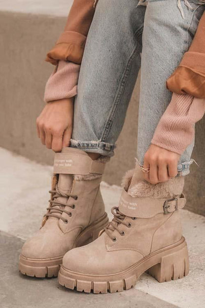 Bottes de combat tendance et confortables