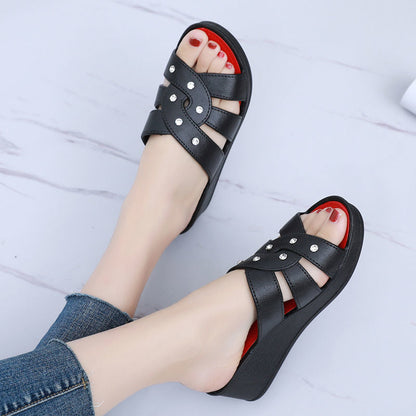 Womens Wedges Slippers Sandals