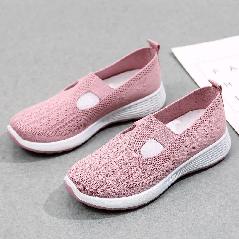 Mocassins en maille pour femmes