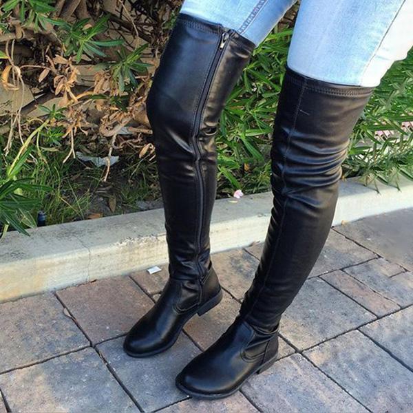 Trendy Over The Knee Long Boots Oshnow