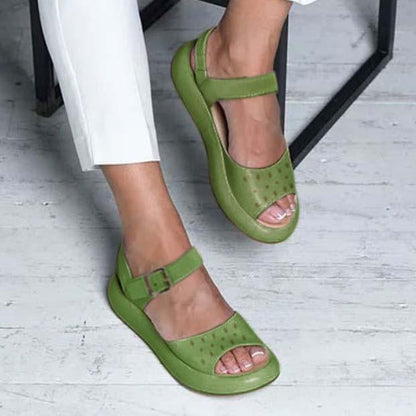 Flat Walking Low Heeled Sandals