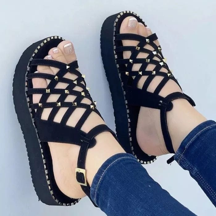 Cap Point Summer Casual Sports Platform Roman Sandals