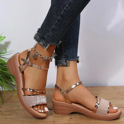 Women Summer Ankle Strap Platform Sandals