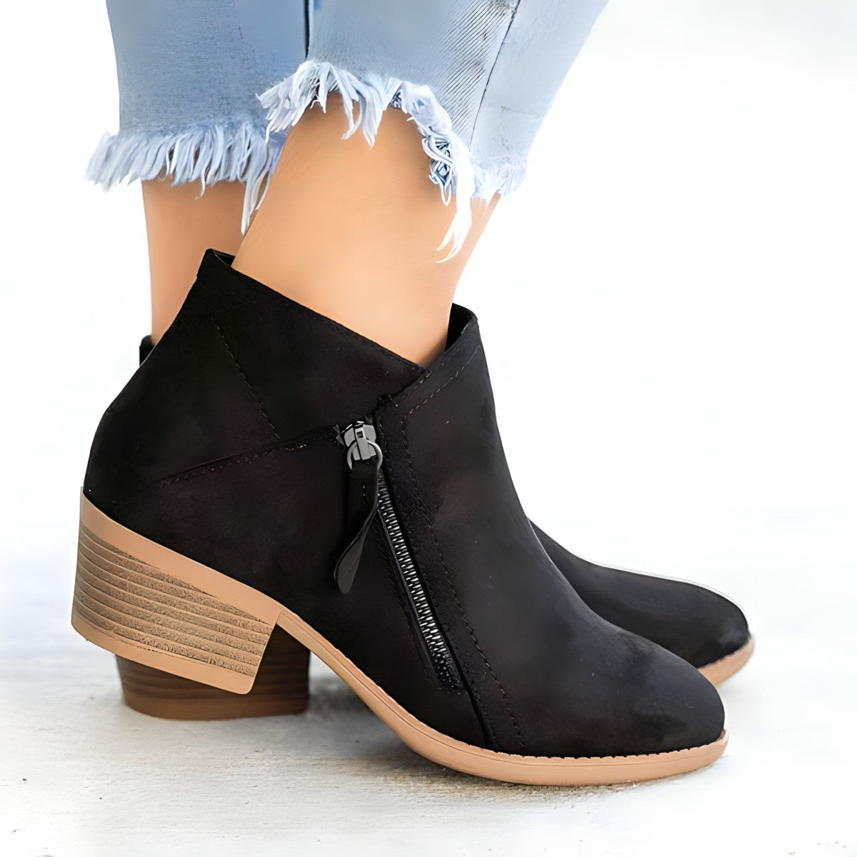 Bottines en daim Chaussures pour femmes