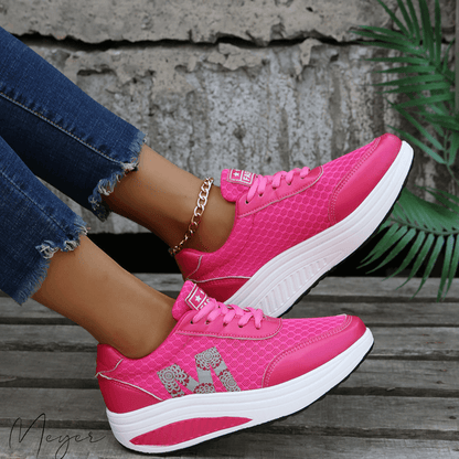 Womens Sneakers Thick Bottom Platform Shoes