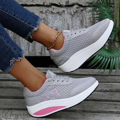 Womens Sneakers Thick Bottom Platform Shoes