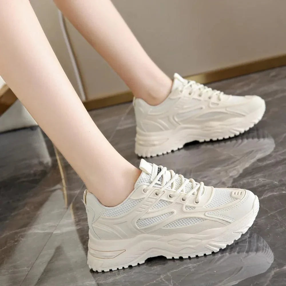 New Casual Round Toe Cross Strap Mesh Women Shoes Summer Fashion - Shop & Buy