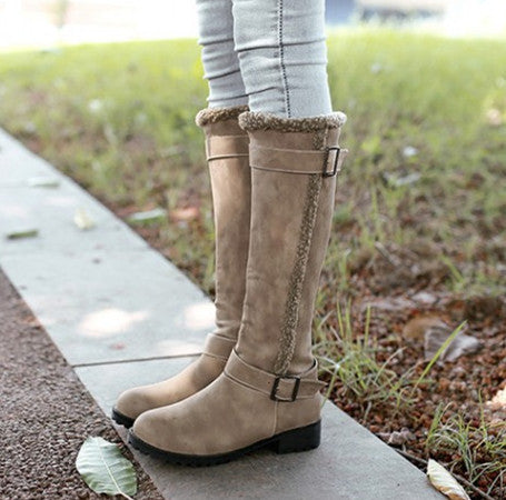 Women's High-Leg Fashion Winter Boots - Zorket