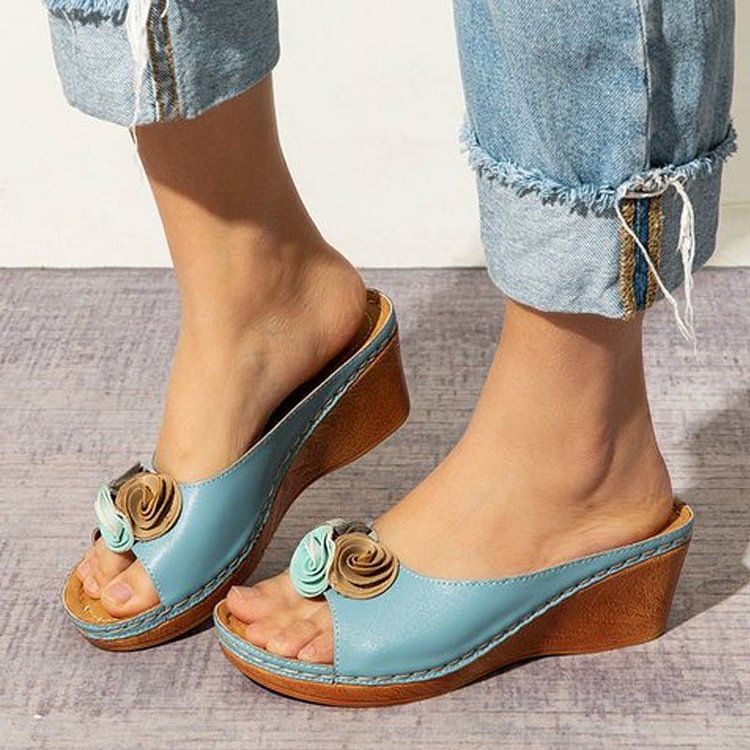 Womens Wedge Sandals Slippers Style Sandals